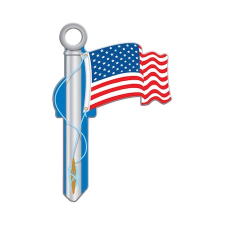 Gourmetgalley American Flag House Key GO3304619